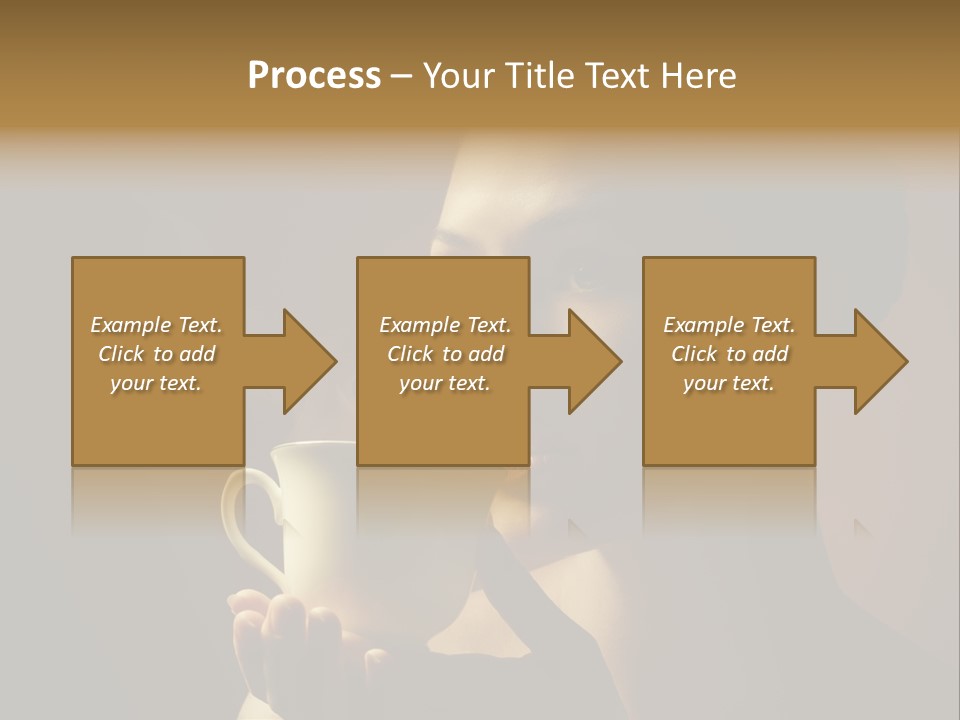 Hand Morning Beauty PowerPoint Template