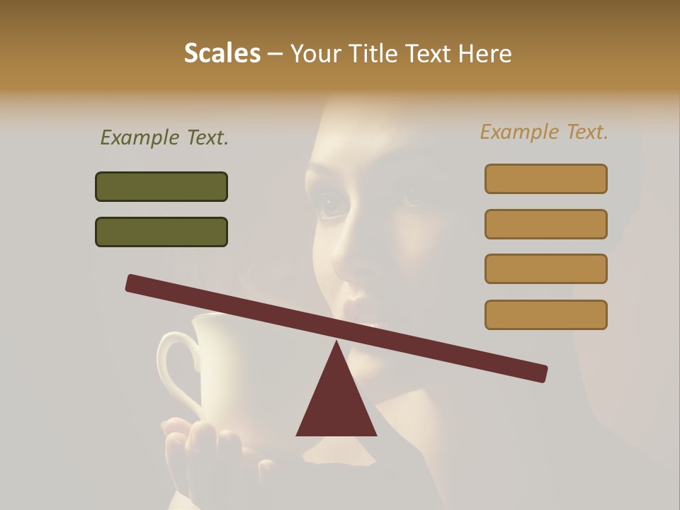Hand Morning Beauty PowerPoint Template