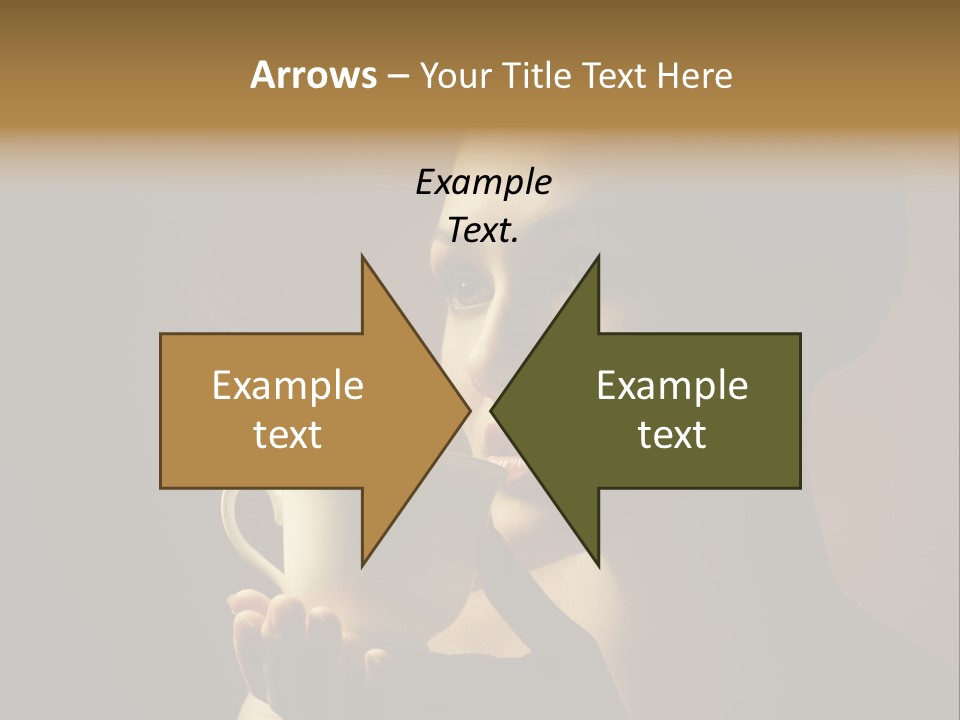 Hand Morning Beauty PowerPoint Template