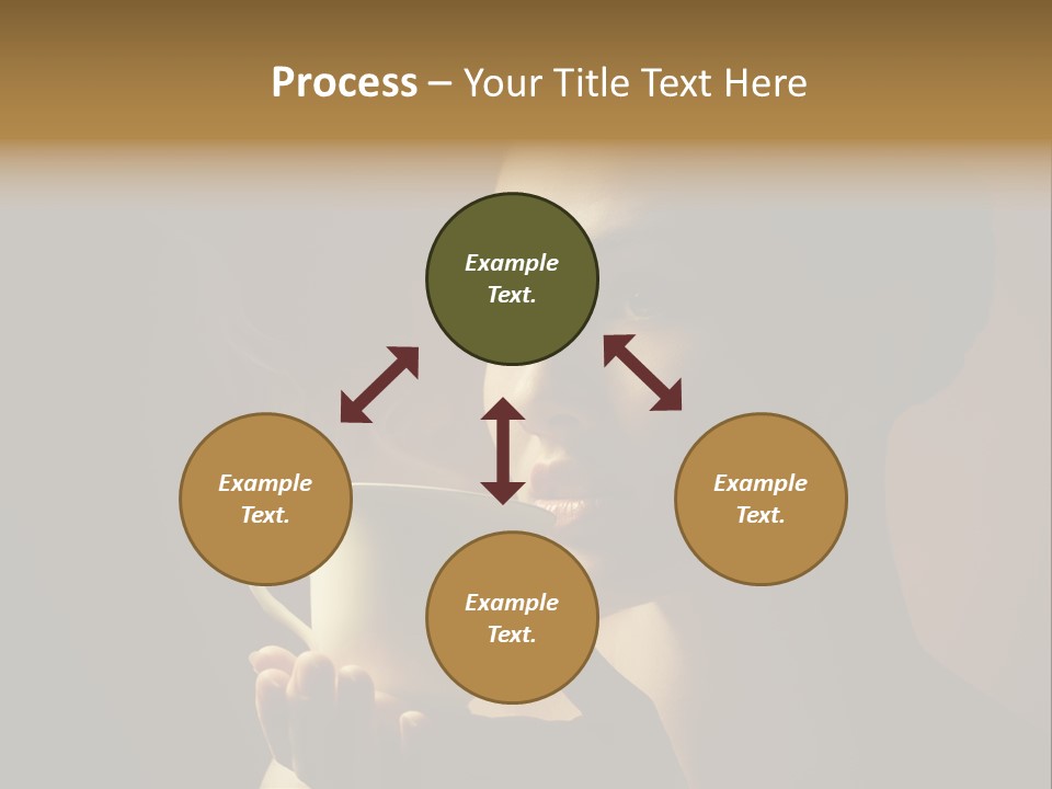 Hand Morning Beauty PowerPoint Template