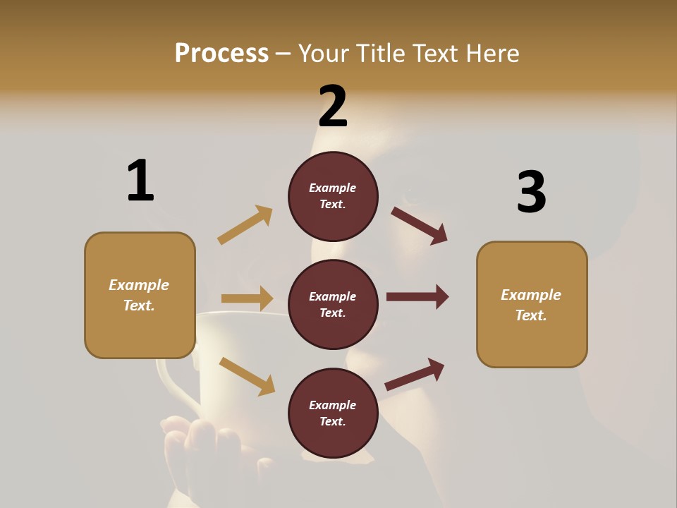 Hand Morning Beauty PowerPoint Template