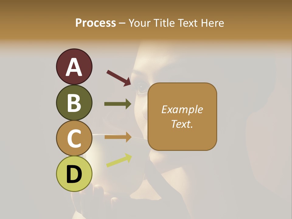 Hand Morning Beauty PowerPoint Template