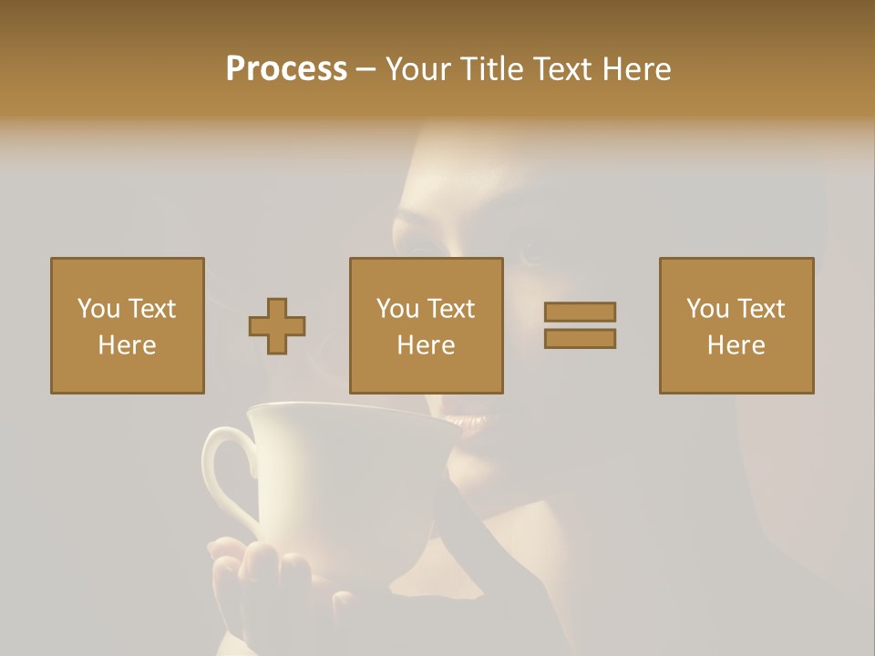 Hand Morning Beauty PowerPoint Template