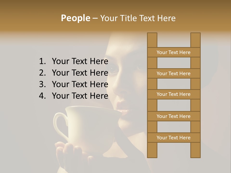 Hand Morning Beauty PowerPoint Template