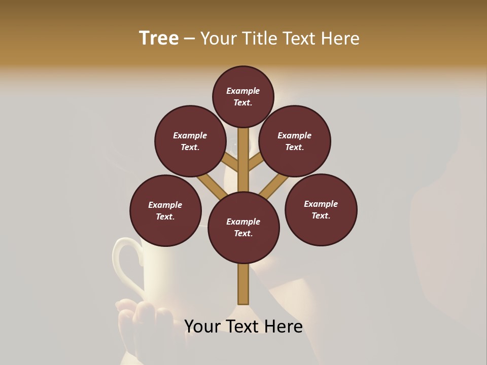 Hand Morning Beauty PowerPoint Template