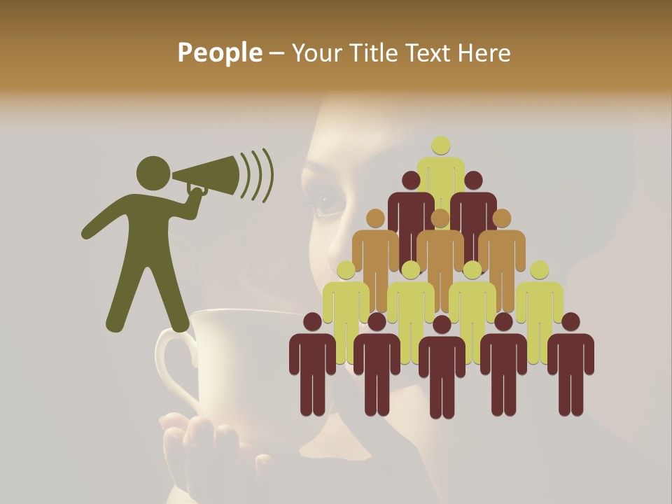 Hand Morning Beauty PowerPoint Template