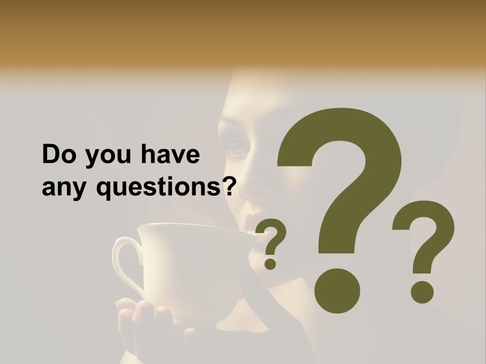 Hand Morning Beauty PowerPoint Template