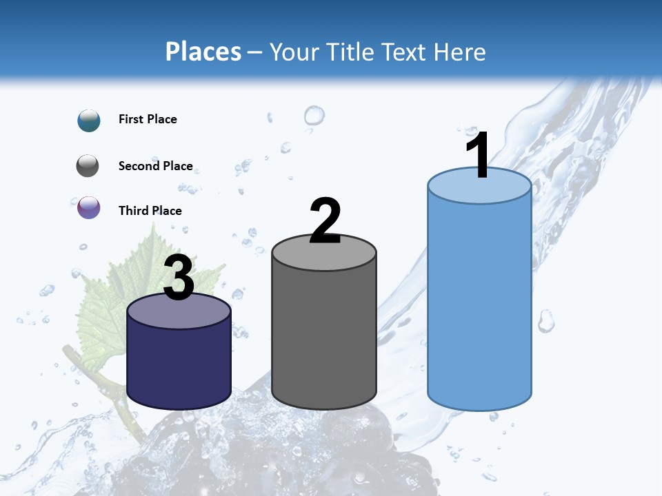 Blue Food Refreshment PowerPoint Template