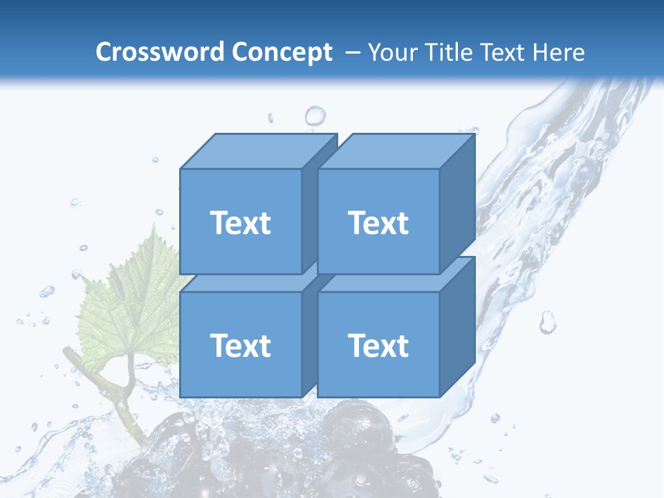 Blue Food Refreshment PowerPoint Template