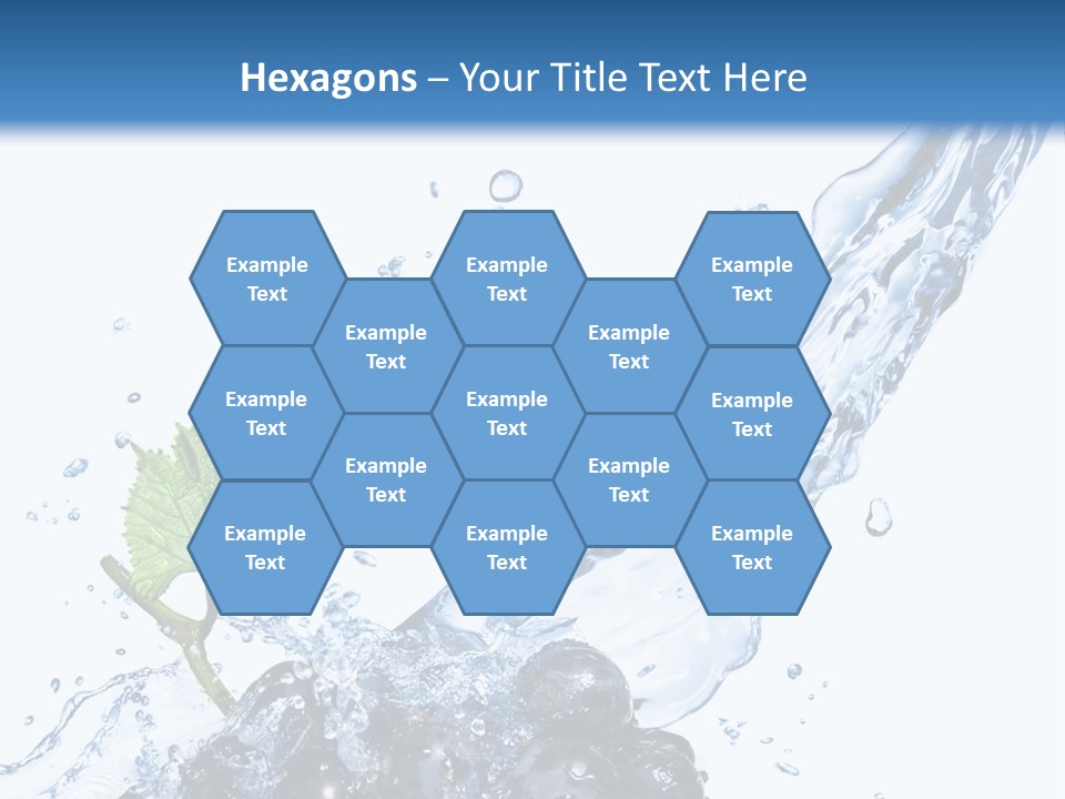 Blue Food Refreshment PowerPoint Template