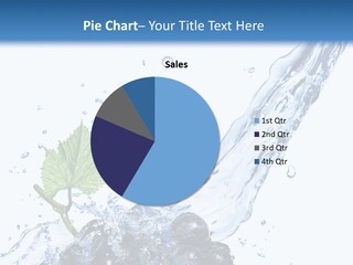 Blue Food Refreshment PowerPoint Template