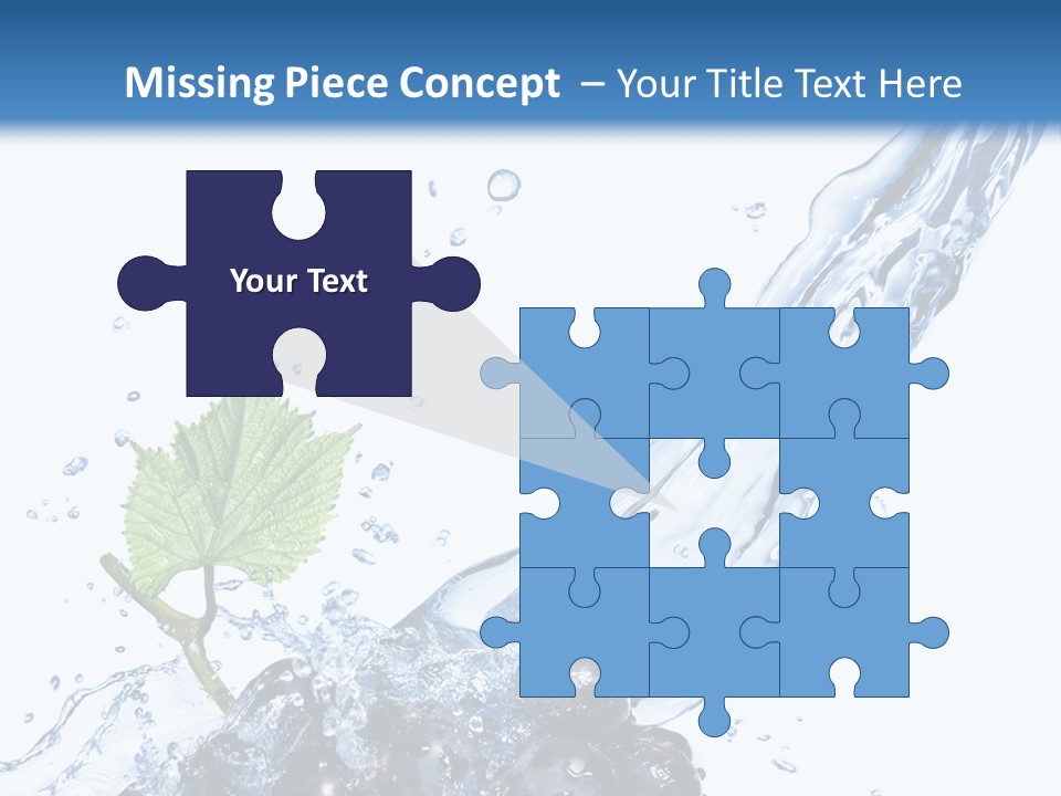 Blue Food Refreshment PowerPoint Template