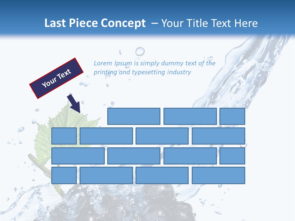 Blue Food Refreshment PowerPoint Template