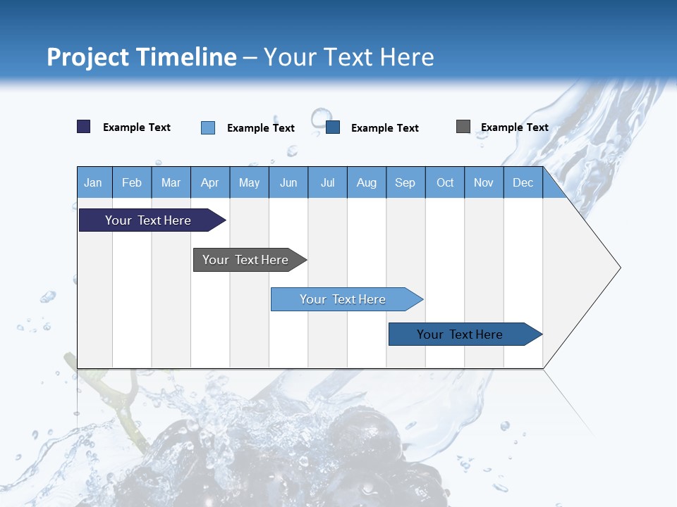 Blue Food Refreshment PowerPoint Template