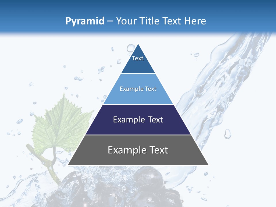 Blue Food Refreshment PowerPoint Template