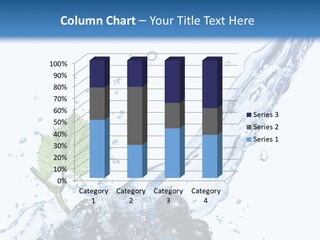 Blue Food Refreshment PowerPoint Template