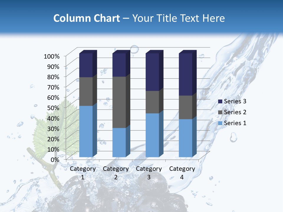 Blue Food Refreshment PowerPoint Template