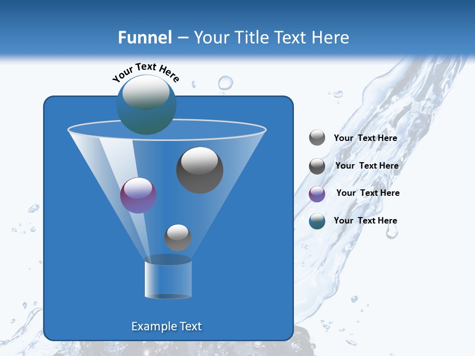 Blue Food Refreshment PowerPoint Template