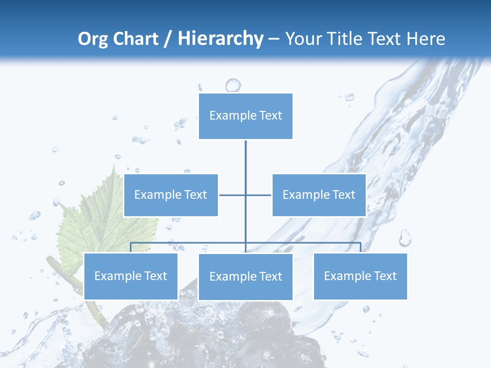 Blue Food Refreshment PowerPoint Template