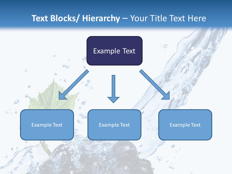 Blue Food Refreshment PowerPoint Template