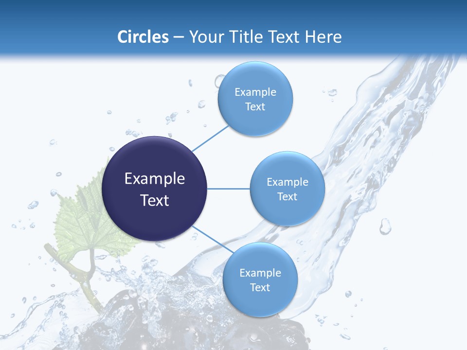 Blue Food Refreshment PowerPoint Template