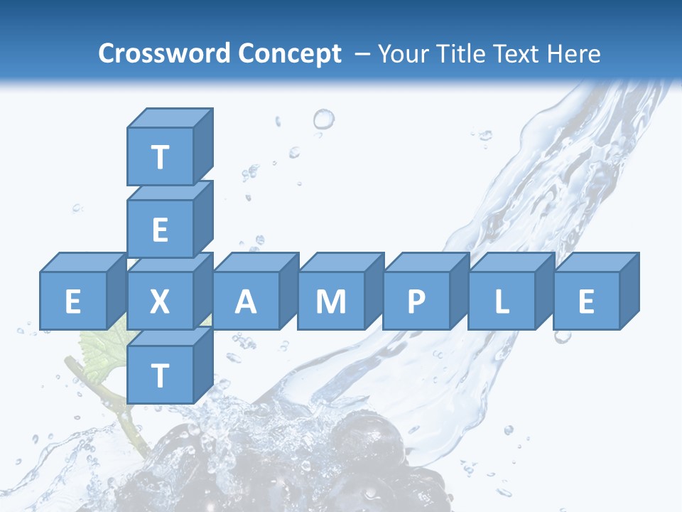 Blue Food Refreshment PowerPoint Template