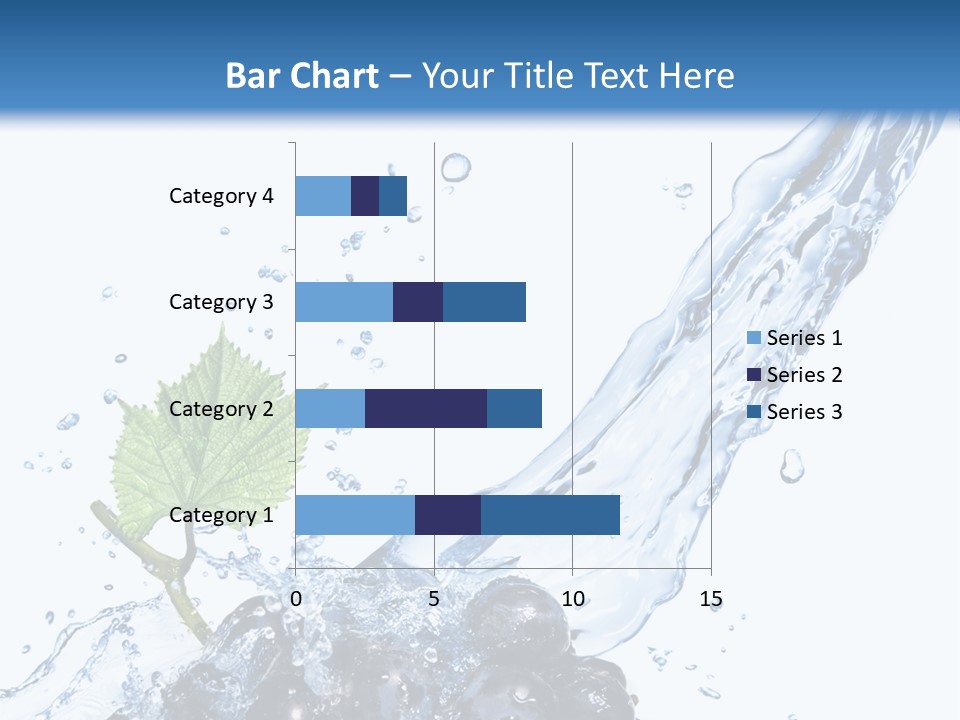 Blue Food Refreshment PowerPoint Template