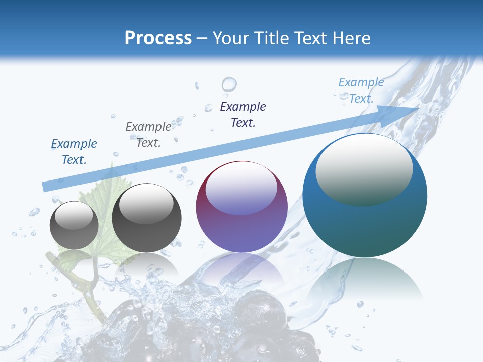 Blue Food Refreshment PowerPoint Template