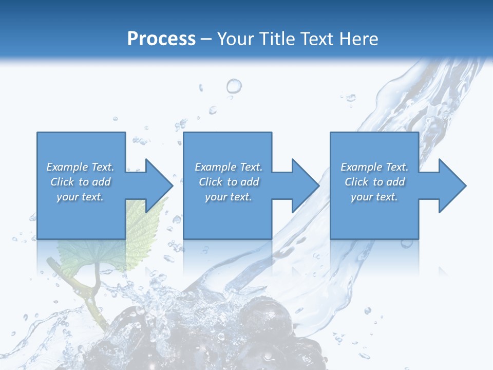 Blue Food Refreshment PowerPoint Template
