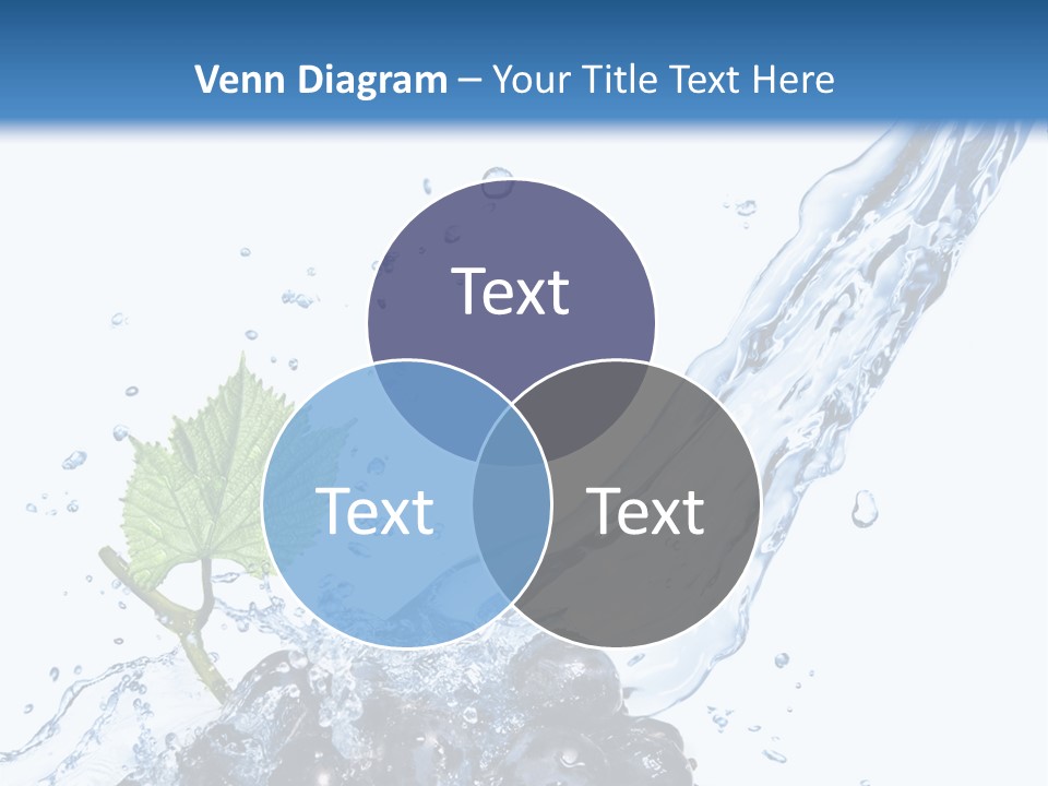 Blue Food Refreshment PowerPoint Template