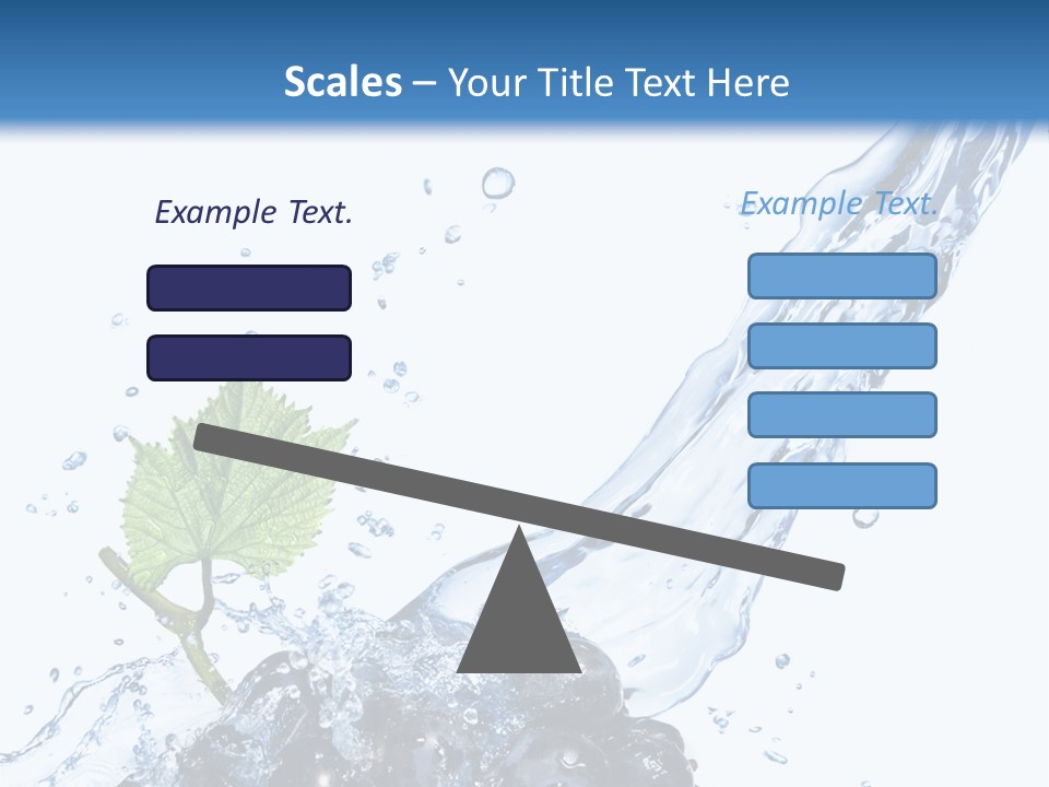 Blue Food Refreshment PowerPoint Template