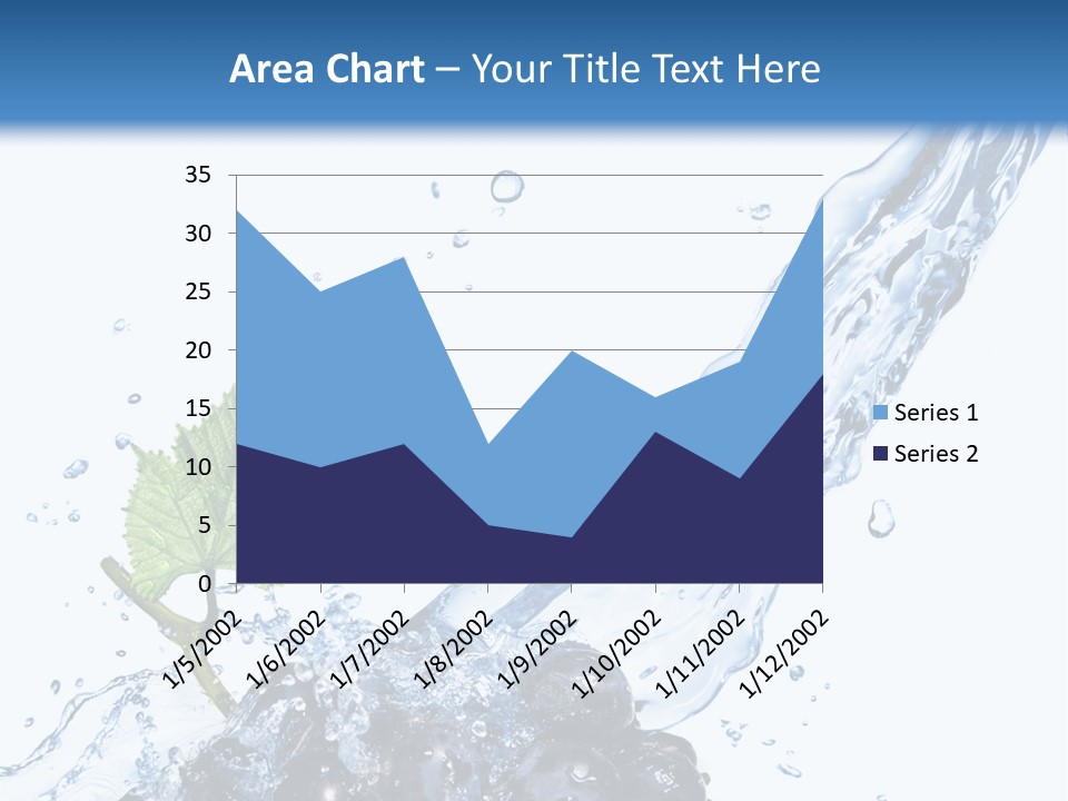 Blue Food Refreshment PowerPoint Template