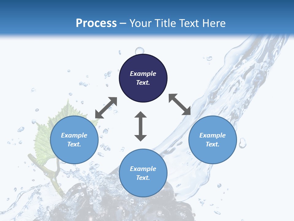 Blue Food Refreshment PowerPoint Template