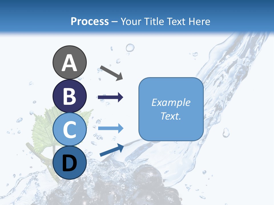 Blue Food Refreshment PowerPoint Template