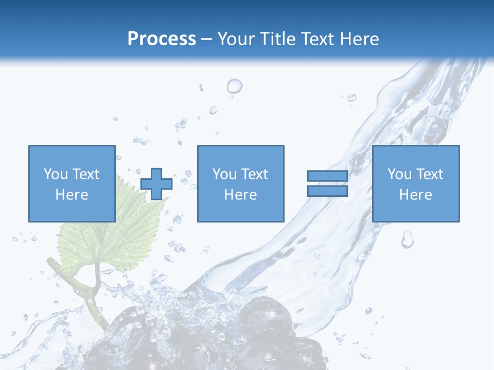 Blue Food Refreshment PowerPoint Template