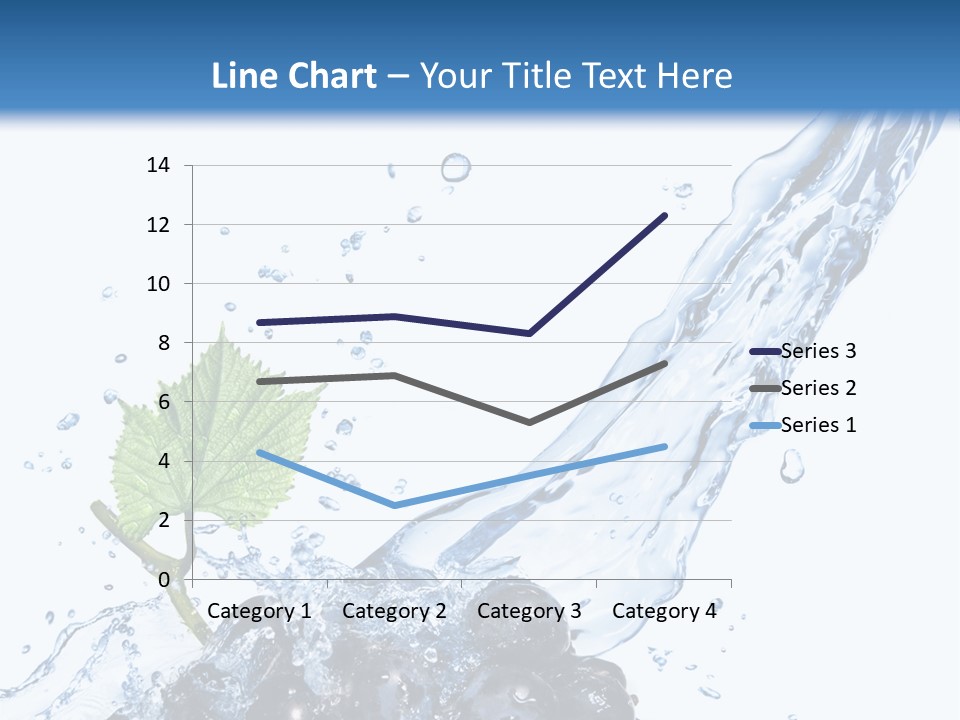 Blue Food Refreshment PowerPoint Template