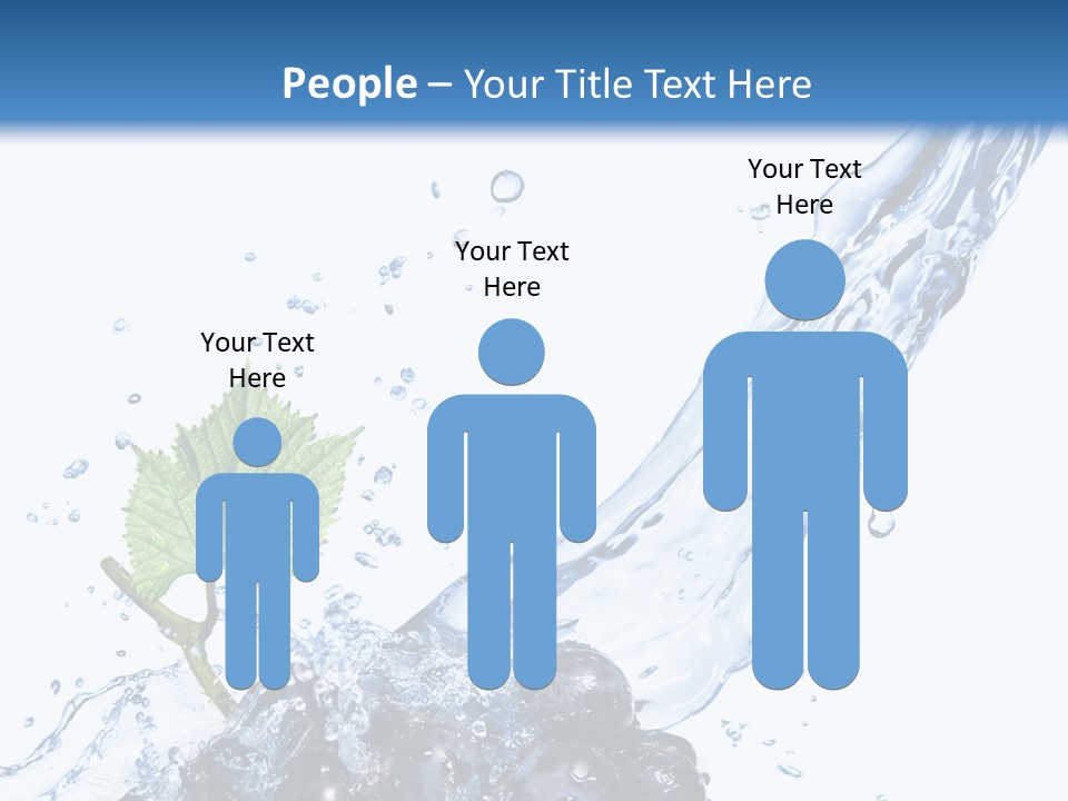 Blue Food Refreshment PowerPoint Template