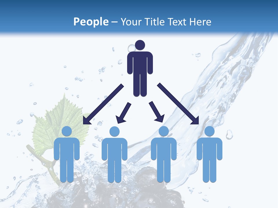 Blue Food Refreshment PowerPoint Template