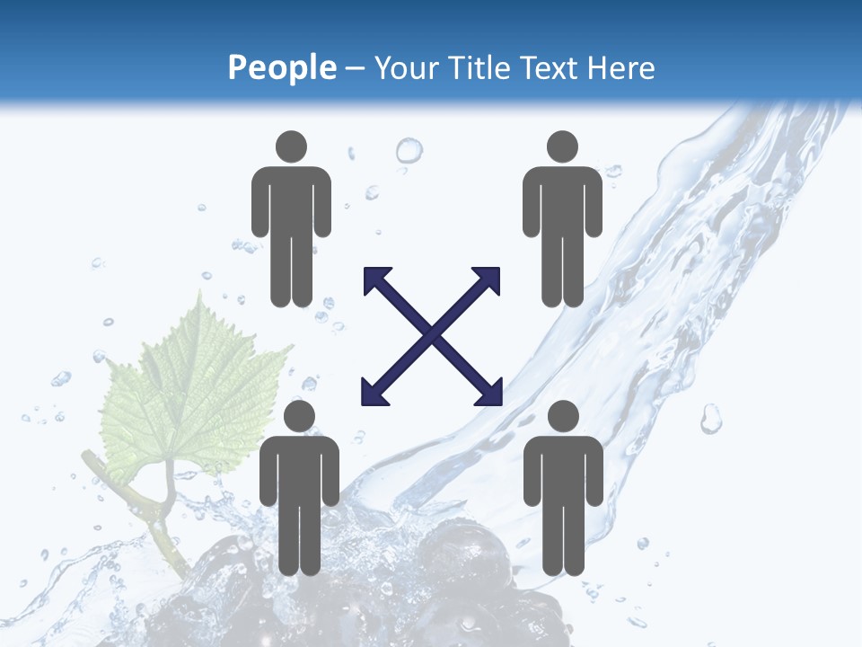 Blue Food Refreshment PowerPoint Template