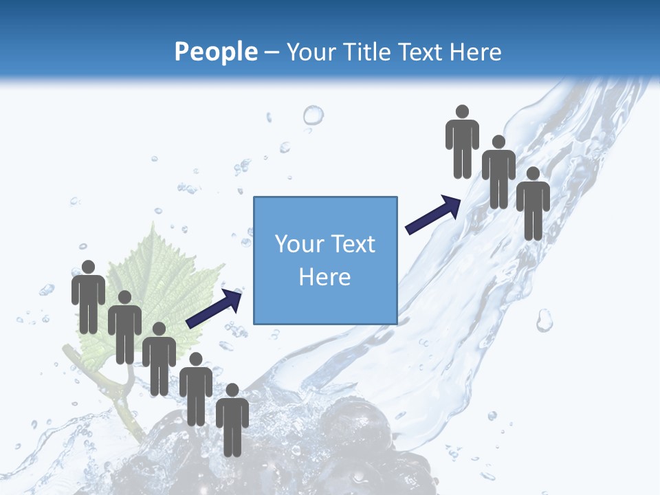 Blue Food Refreshment PowerPoint Template