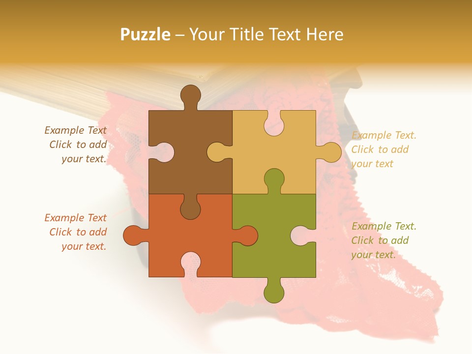 Fetishes White Female PowerPoint Template