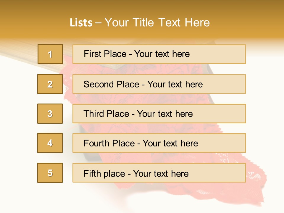 Fetishes White Female PowerPoint Template