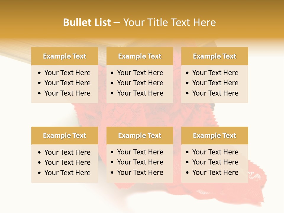 Fetishes White Female PowerPoint Template