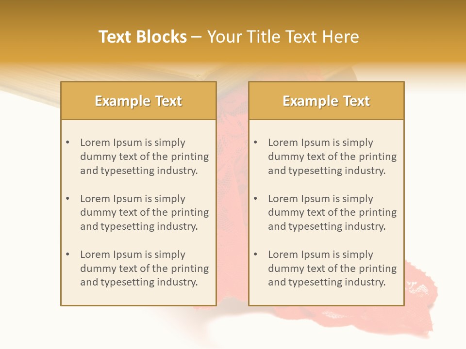 Fetishes White Female PowerPoint Template