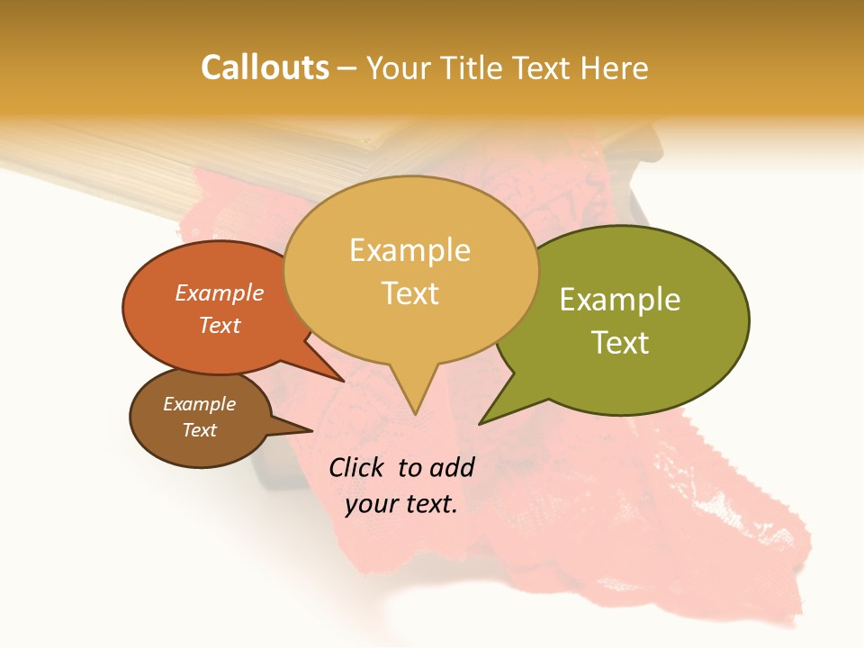 Fetishes White Female PowerPoint Template