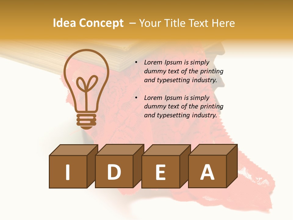 Fetishes White Female PowerPoint Template