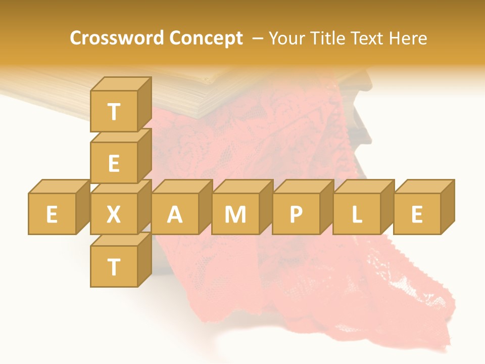 Fetishes White Female PowerPoint Template