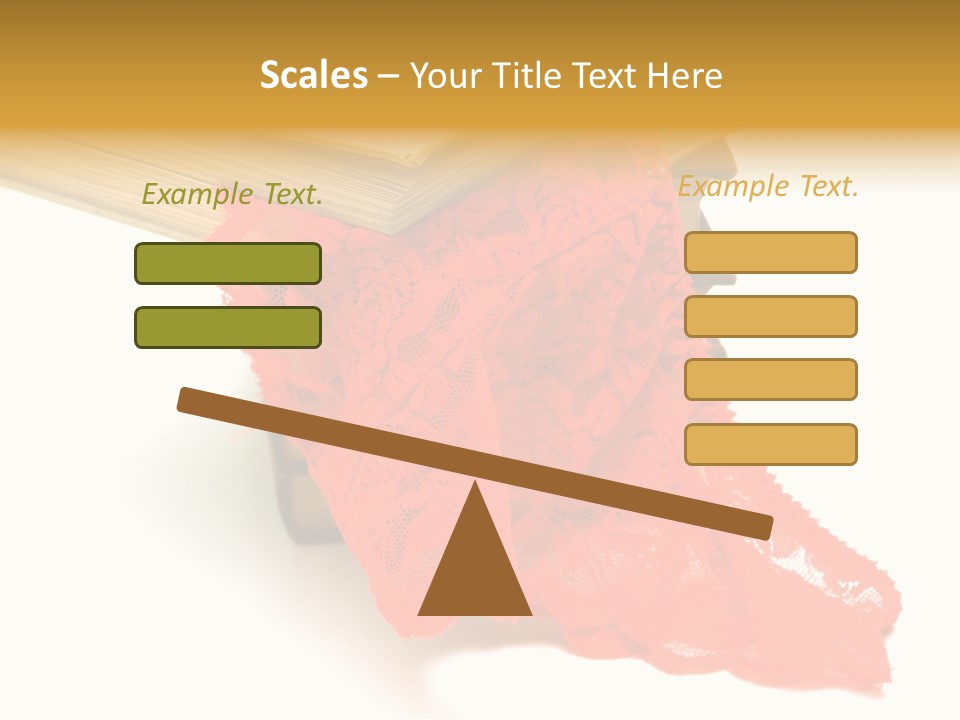 Fetishes White Female PowerPoint Template