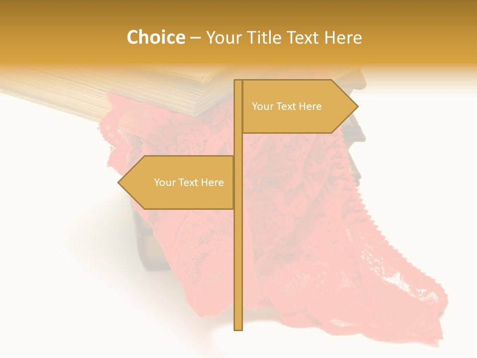 Fetishes White Female PowerPoint Template