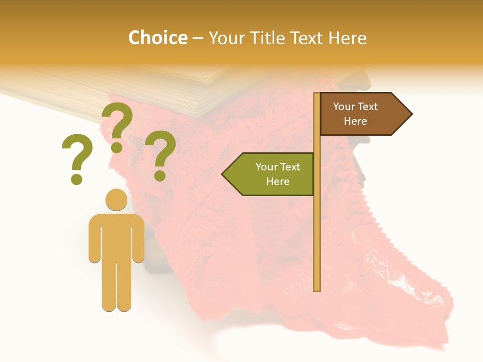 Fetishes White Female PowerPoint Template